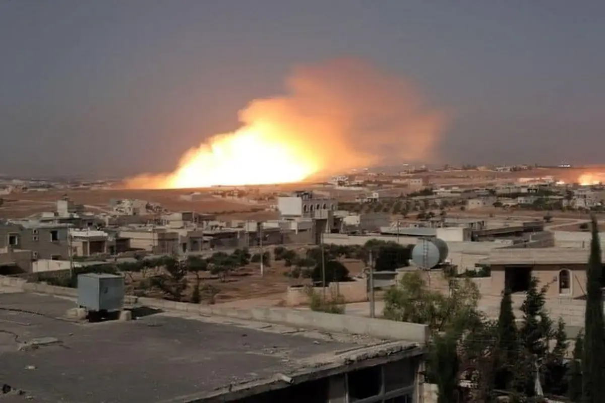 شهادت چهارتن از کارگران پالایشگاه شهر ری در پی حمله هوایی