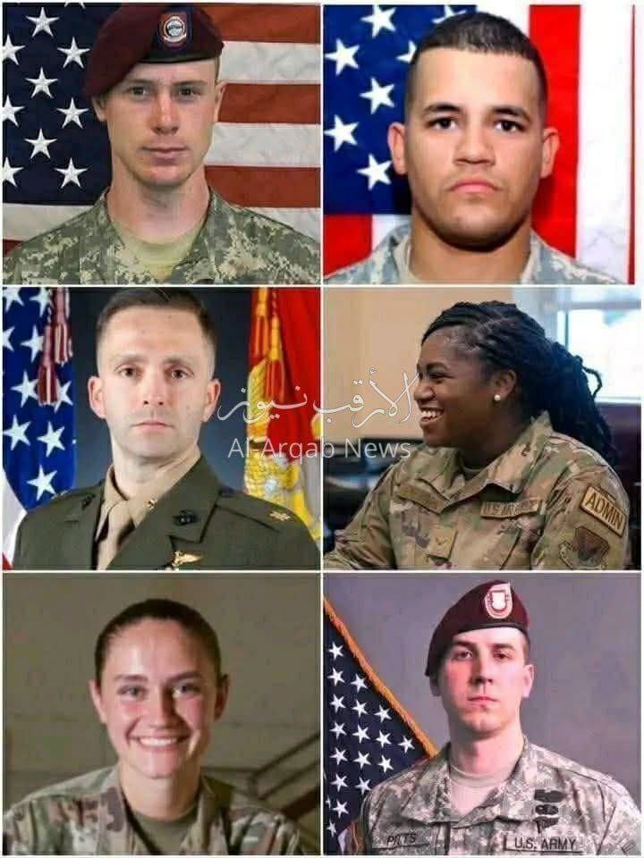 تصاویر ۶ سرباز آمریکایی که در سقوط هواپیمای سوخت‌رسان در عراق کشته شدند