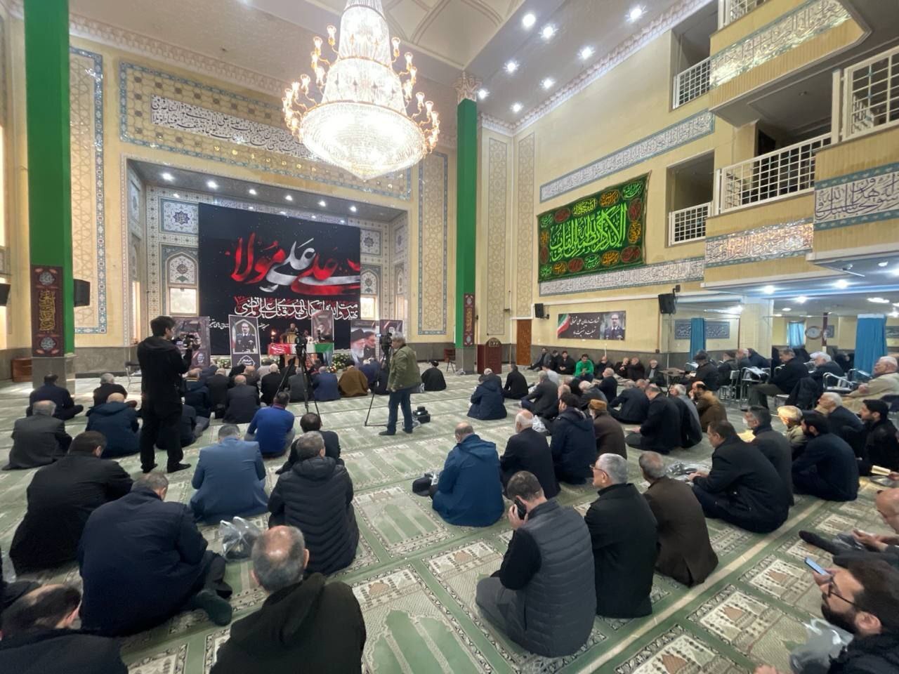 پیکر شهید علی شمخانی تشییع شد