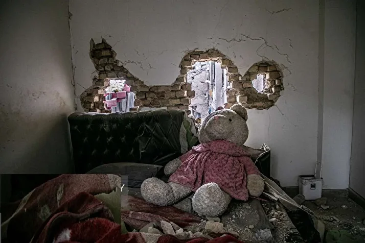 تصاویری از خسارات حمله به محله میدان رسالت