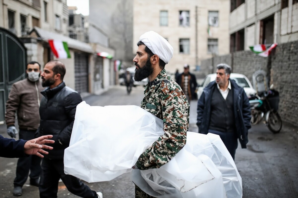 تصاویر حملات هوایی به محله بریانک تهران