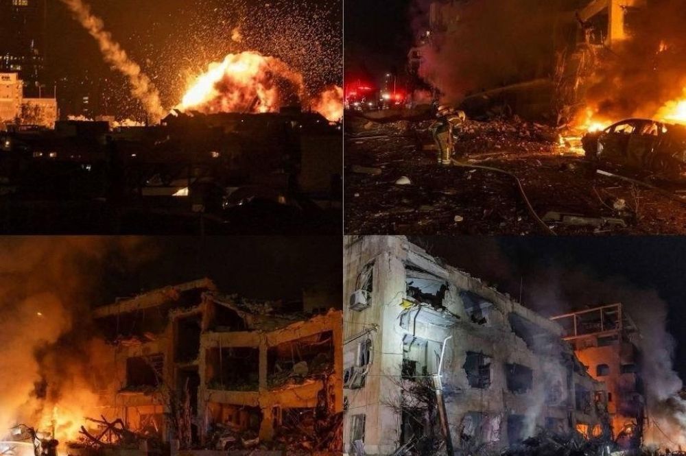 شنیده شدن صدای انفجارهای مهیب در تل‌آویو