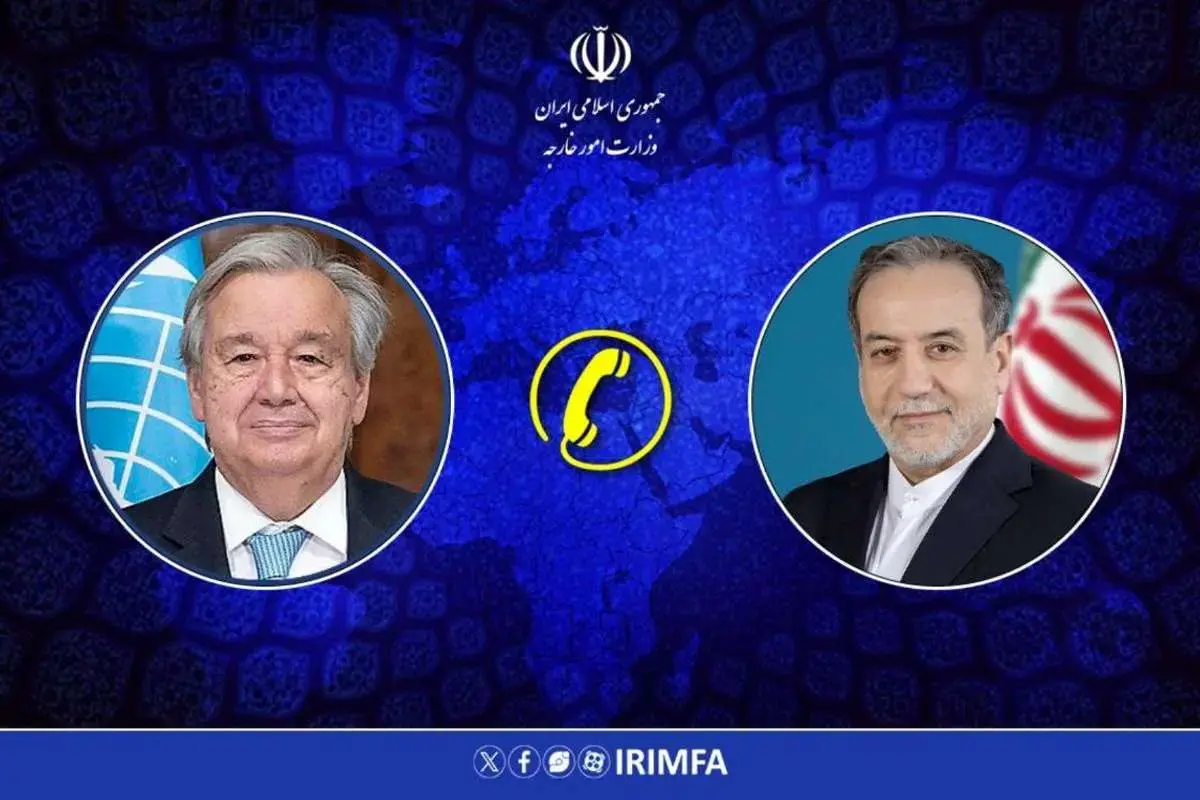 گفتگوی عراقچی و گوترش درباره تنگه هرمز