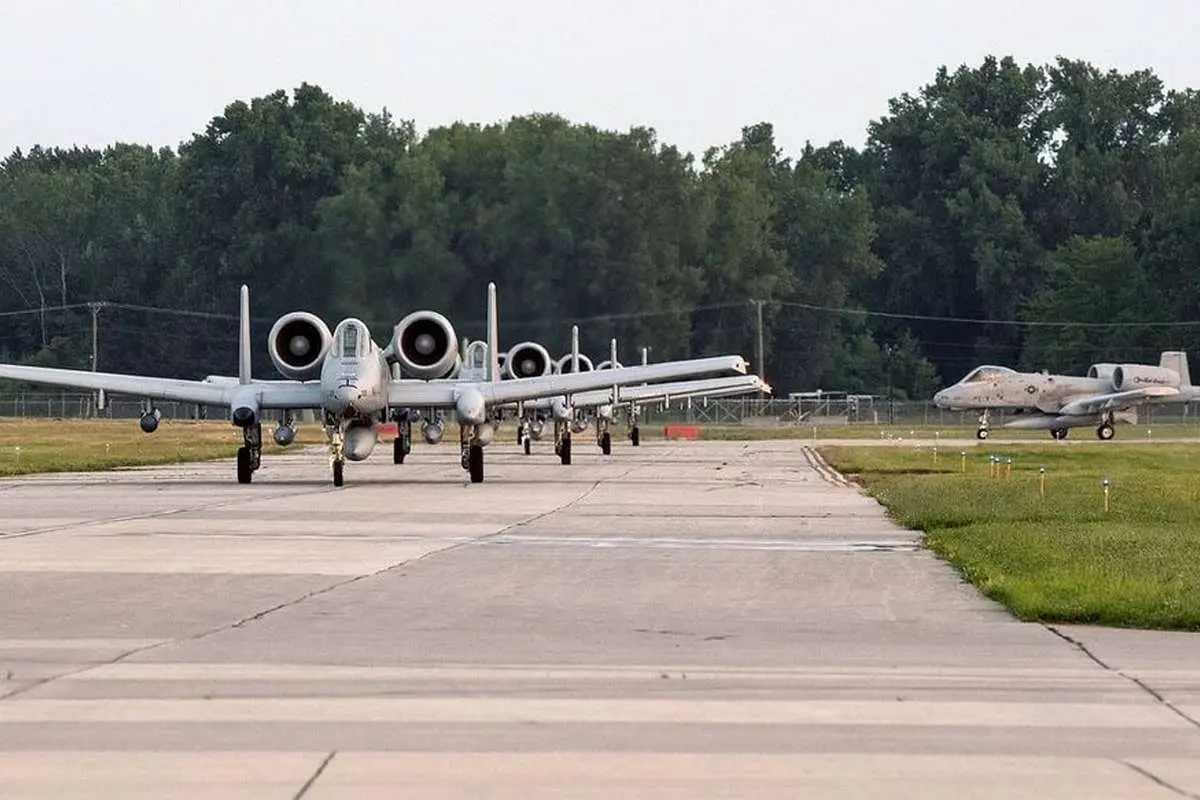 عکس|  پایگاه هوایی الظفره امارات پس از حملات ایران