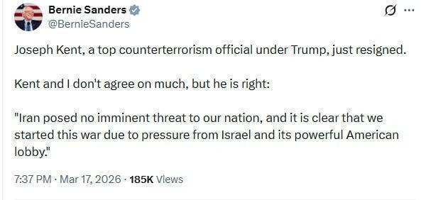 زنده از روز هجدهم جنگ| یک شایعه و انتشار یک پیام از لاریجانی | قالیباف: پیروزی نزدیک است | ترامپ: به کمک هیچ کشوری در جنگ با ایران نیازی نداریم