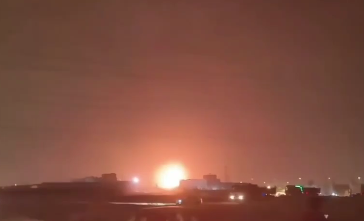 ببینید| لحظه انهدام محل دپوی سوخت جنگنده‌های آمریکایی در ریاض