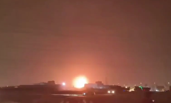 ببینید| لحظه انهدام محل دپوی سوخت جنگنده‌های آمریکایی در ریاض