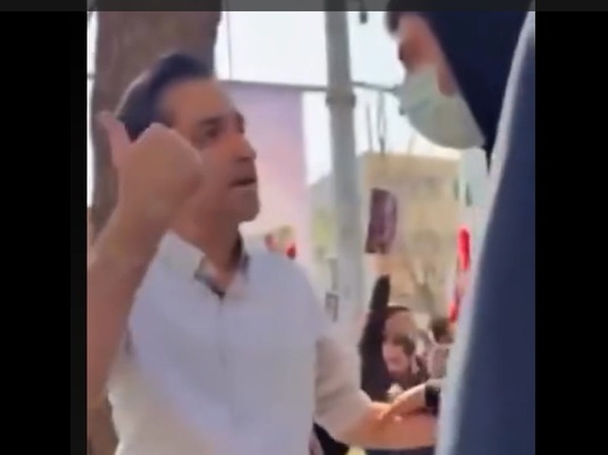 داماد جواد لاریجانی، خطاب به دانشجوی معترض: برو کهریزک دنبال رفیقات بگرد!