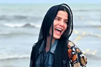 چهرۀ «غزاله اکرمی» (سوجان) ۲۰ ساله در مراسم اکران یک فیلم؛ سال ۹۷