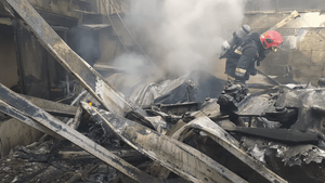 ۴ نفر در حادثه سقوط بالگرد در اصفهان جان خود را از دست دادند