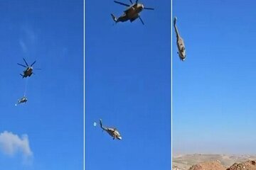 تشکیل پرونده قضایی درپی سقوط بالگرد ارتش در اصفهان تشکیل پرونده قضایی درپی سقوط بالگرد ارتش