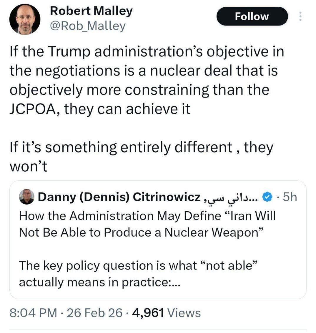 زنده با مذاکرات ژنو | پیشنهادات مهم آمریکا در مذاکرات به روایت اکسیوس و وال استریت ژورنال زنده با مذاکرات ژنو | پیشنهادات مهم آمریکا در مذاکرات به روایت اکسیوس و وال استریت ژورنال