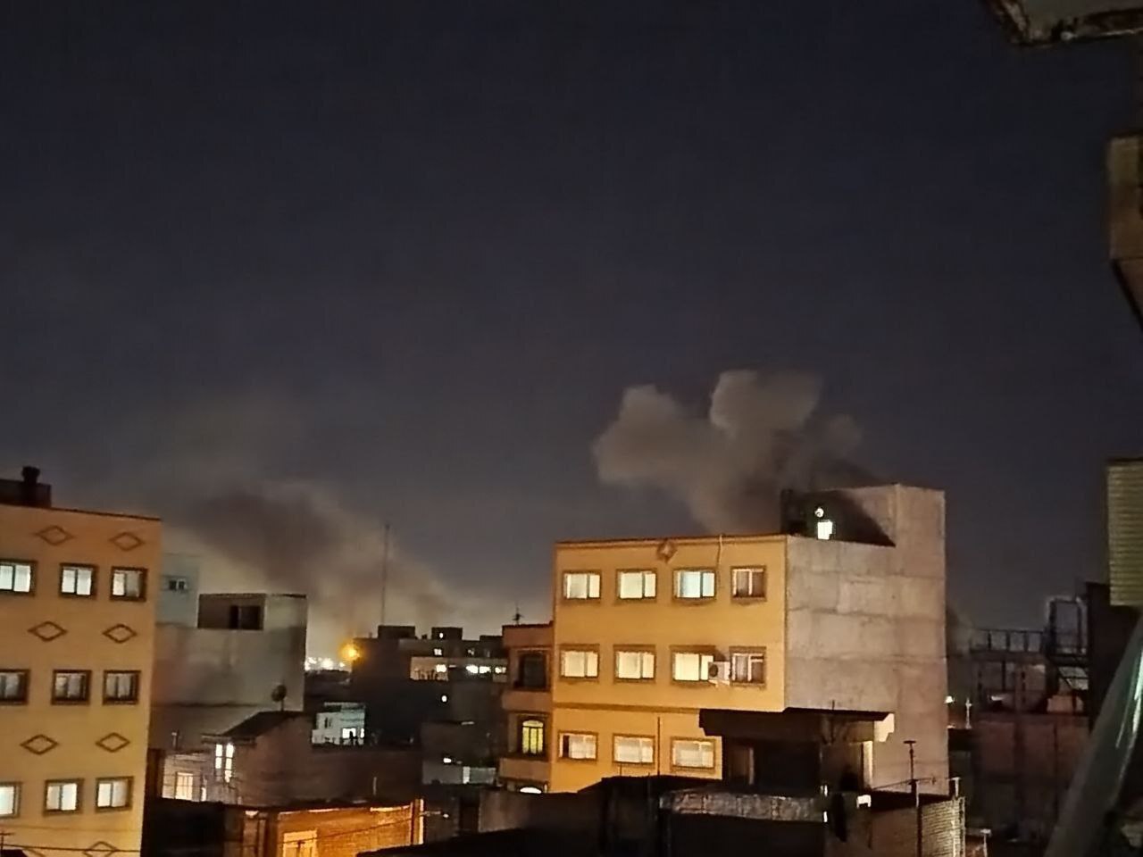 شنیده شدن صدای انفجار در تبریز