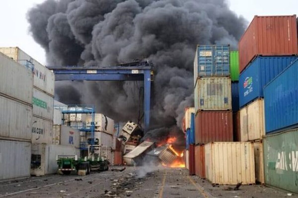 کالا‌هایی که در انفجار اسکله شهید رجایی از بین رفتند