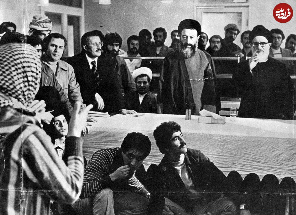 طالقانی، بهشتی و هاشمی رفسنجانی در سنندج؛ سال ۵۸ +عکس