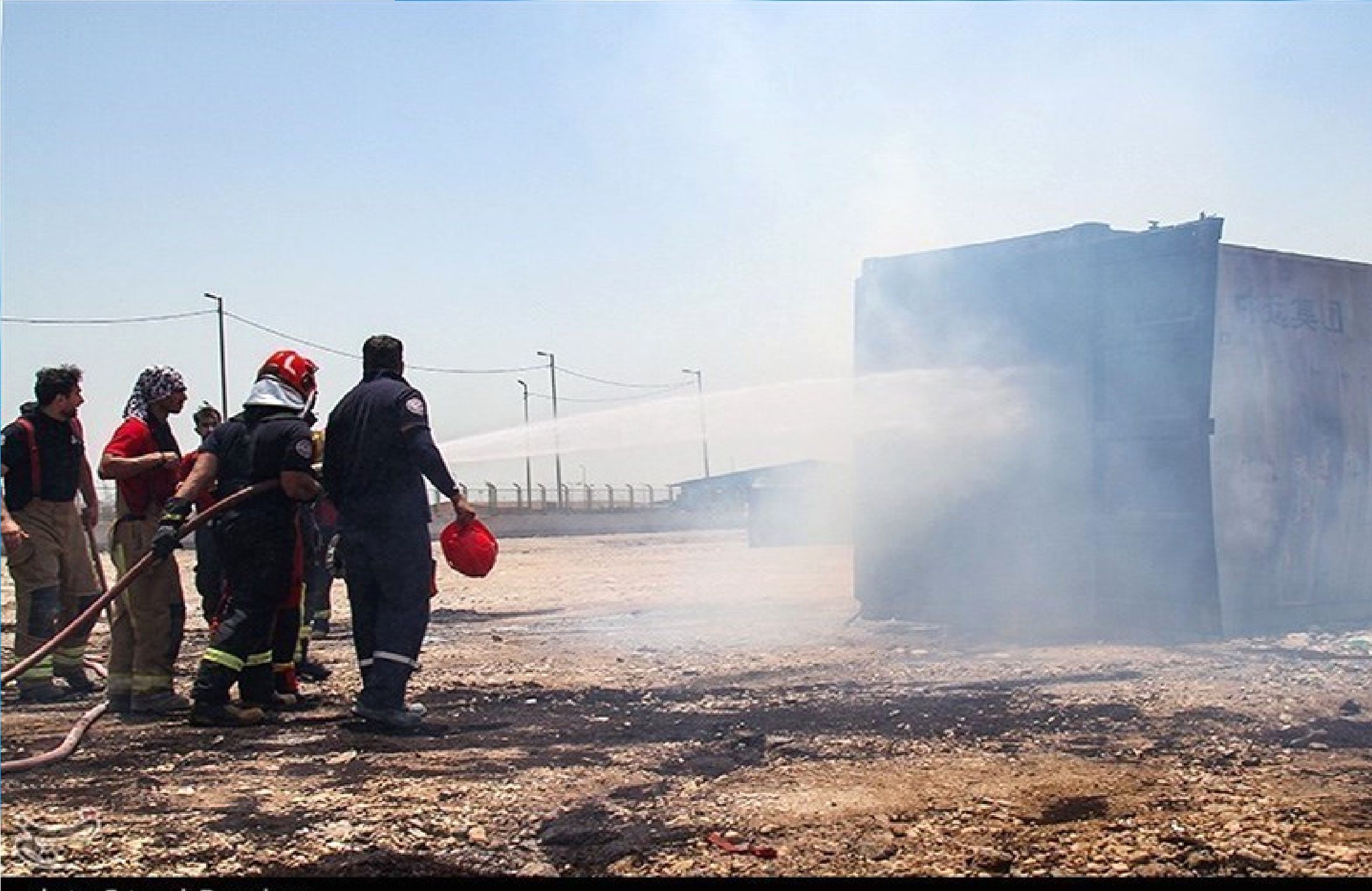 ۱۱ کارگر اسکله شهید رجایی همچنان مفقود هستند