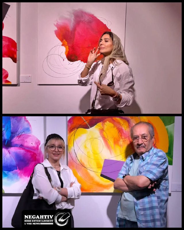 استایل جدید سحر دولتشاهی و نازنین بیاتی در یک نمایشگاه +عکس