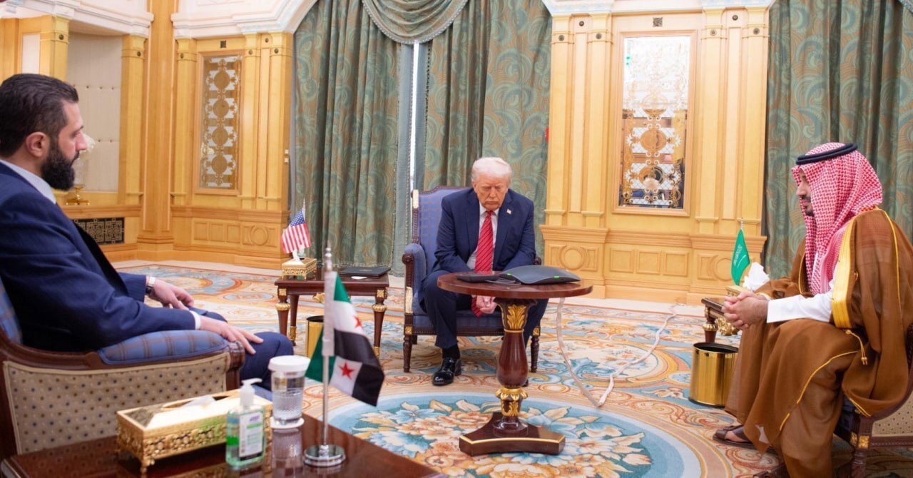 اولین تصاویر از دیدار ترامپ و جولانی