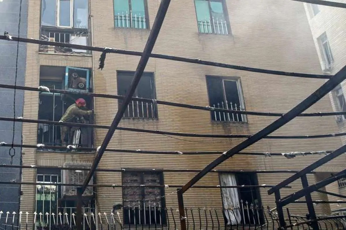 جزئیات آتش‌سوزی مهیب در اکباتان تهران