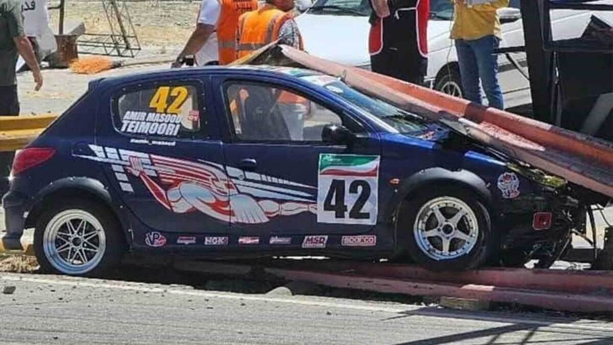واکنش سرپرست فدراسیون اتومبیلرانی به حادثه پیست آزادی: من تخصص و اطلاعی ندارم!