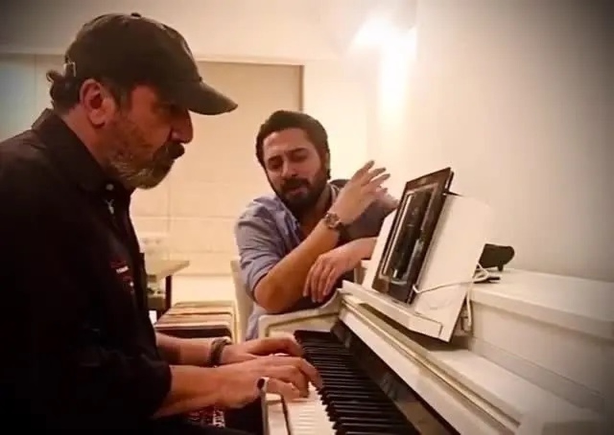 ببینید| ویدئوی دیده نشده از پیانو زدن سیامک انصاری