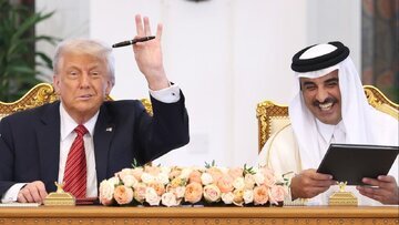 عکس| هدیه فوق لوکس امیر قطر به دونالد ترامپ