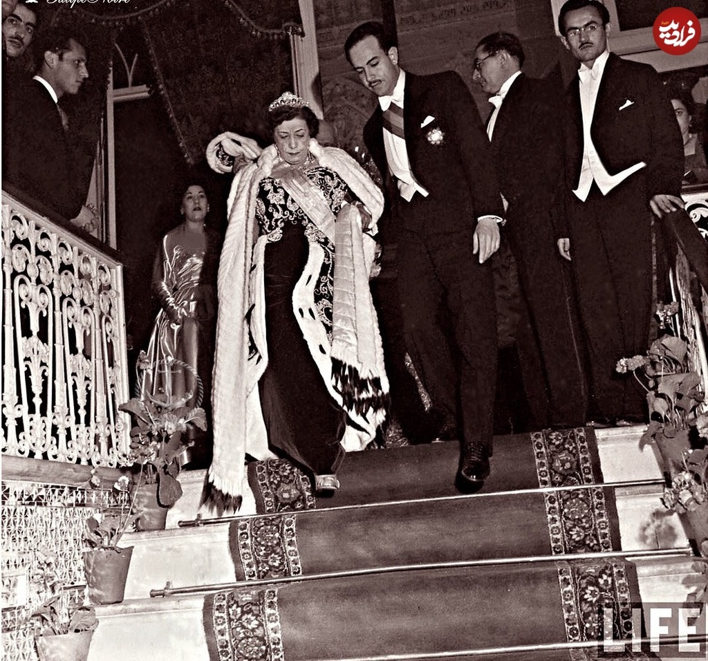 عکسی از تاج‌الملوک، همسر دوم رضاخان؛ اواخر دهه ۳۰