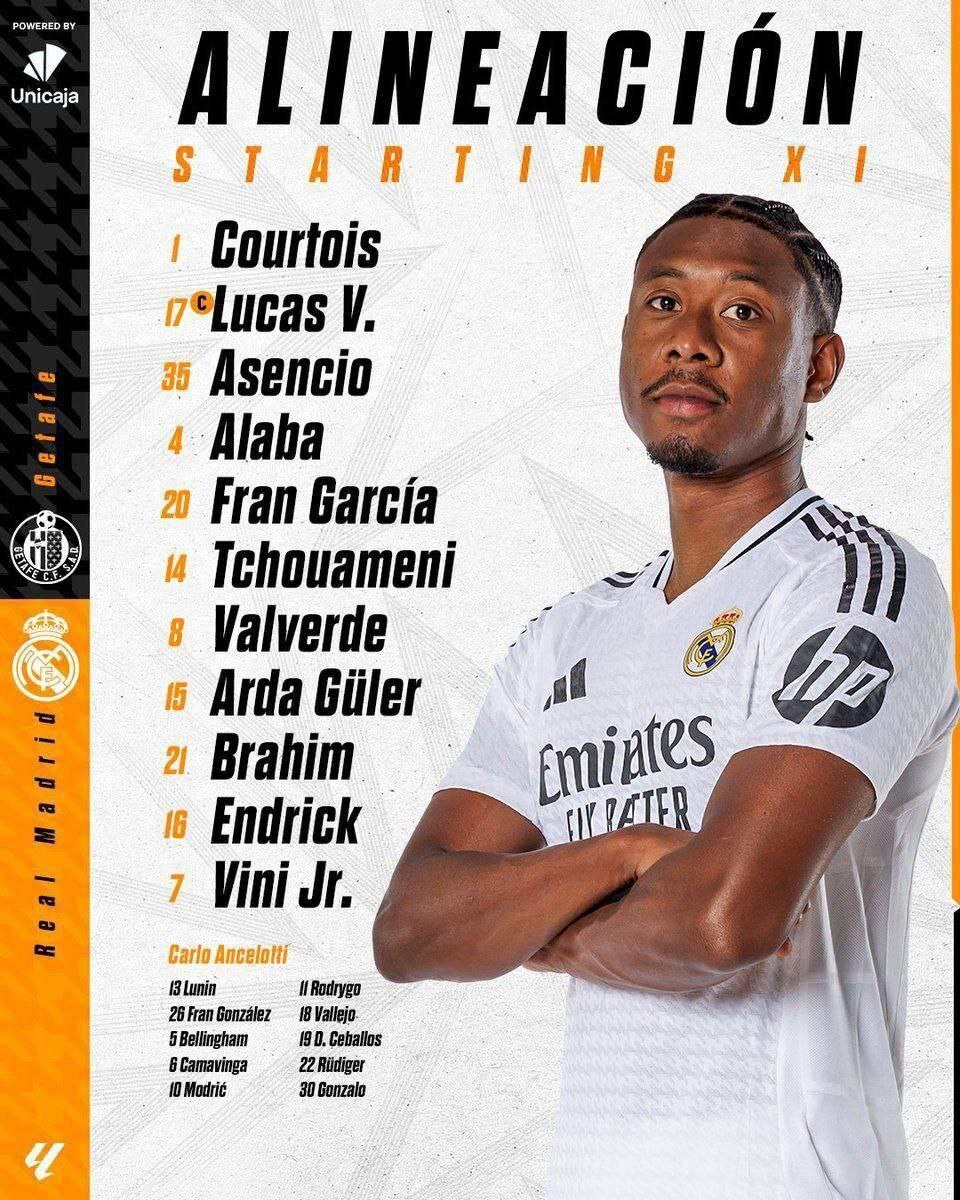 ترکیب رئال مادرید مقابل ختافه