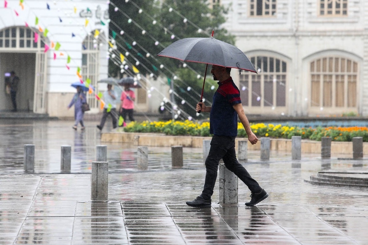 ورود سامانه بارشی در این استانها بارش باران