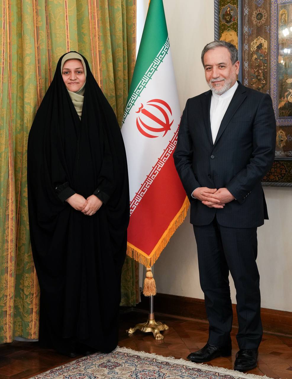 یک زن سرکنسول جدید جمهوری اسلامی ایران در آلماتی قزاقستان شد