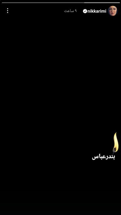 کدام هنرمندان به حادثه بندرعباس واکنش نشان دادند؟