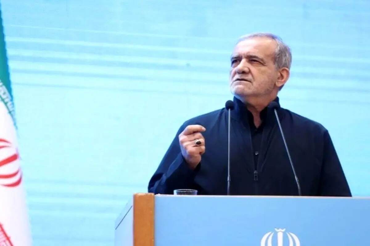 ببینید| شعرخوانی آذری پزشکیان از شهریار در نشست تجار ایران و آذربایجان