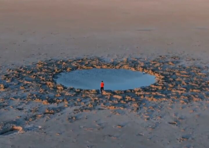 ماجرای گدال مرموز کشف شده در دریاچه ارومیه چیست؟