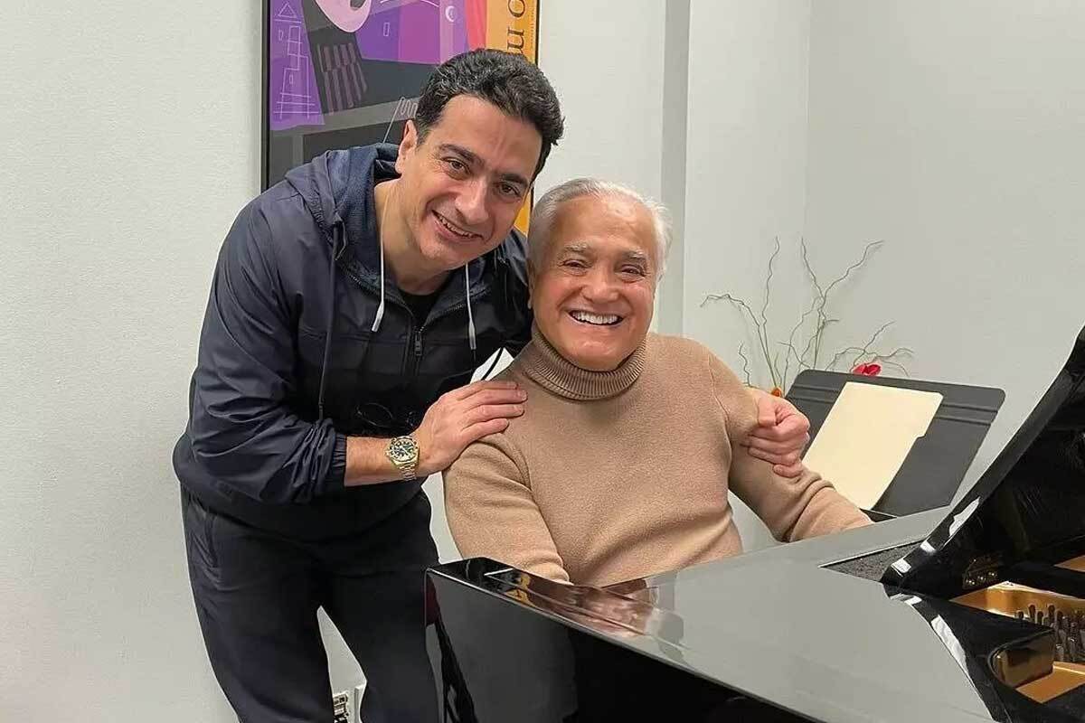 ببینید | استقبال از همایون شجریان و انوشیروان روحانی در عراق