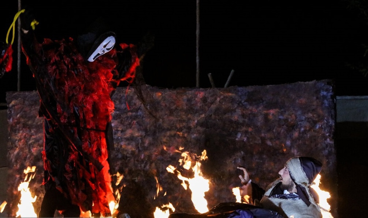 تصاویری از پروژه رونمایی از بهشت و جهنم در فومن