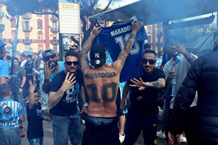 خوشحالی جالب و دیدنی ناپولی‌ها پس از قهرمانی +تصاویر