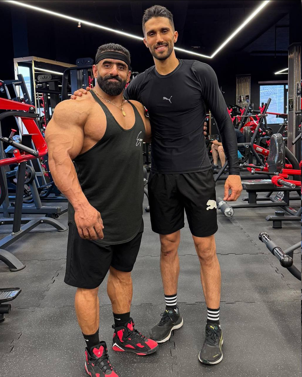 عکس| تمرین بدنسازی کاپیتان استقلال با گرگ ایرانی