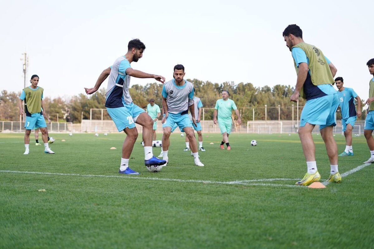 تمرینات آمادگی تیم ملی برای بازی با کره شمالی