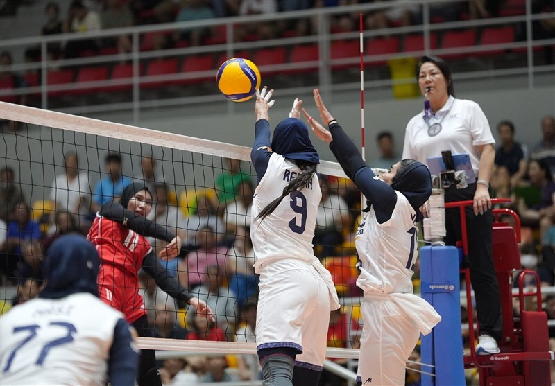 پیروزی بانوان ایران در والیبال جام ملت‌های آسیا