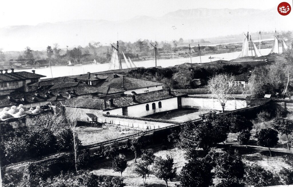 عکس| نمایی از بندر انزلی در زمان ناصرالدین شاه
