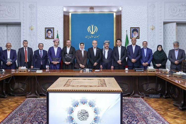 دیدار رییس جمهور با استانداران اقلیم کردستان عراق پزشکیان