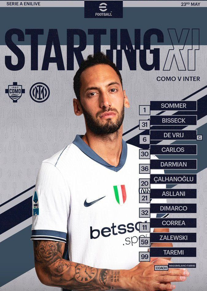 طارمی در ترکیب اصلی اینتر مقابل کومو طارمی در ترکیب اصلی اینتر مقابل کومو