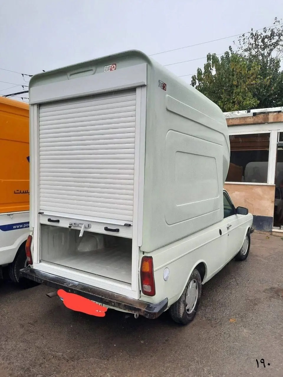 تصویر شکار شده از خودرو توزیع پهپاد‌های اسرائیل در تهران