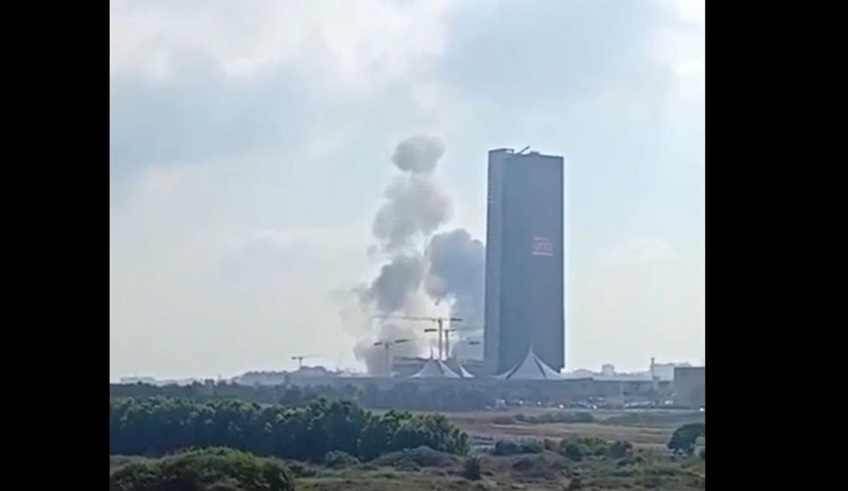 ببینید| ساختمان موساد در هرتزلیا هدف حمله موشکی قرار گرفت