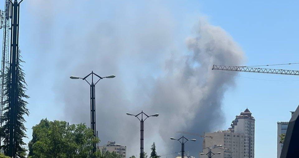 دقایقی قبل صدای انفجار در منطقه اندرزگو تهران +فیلم و عکس