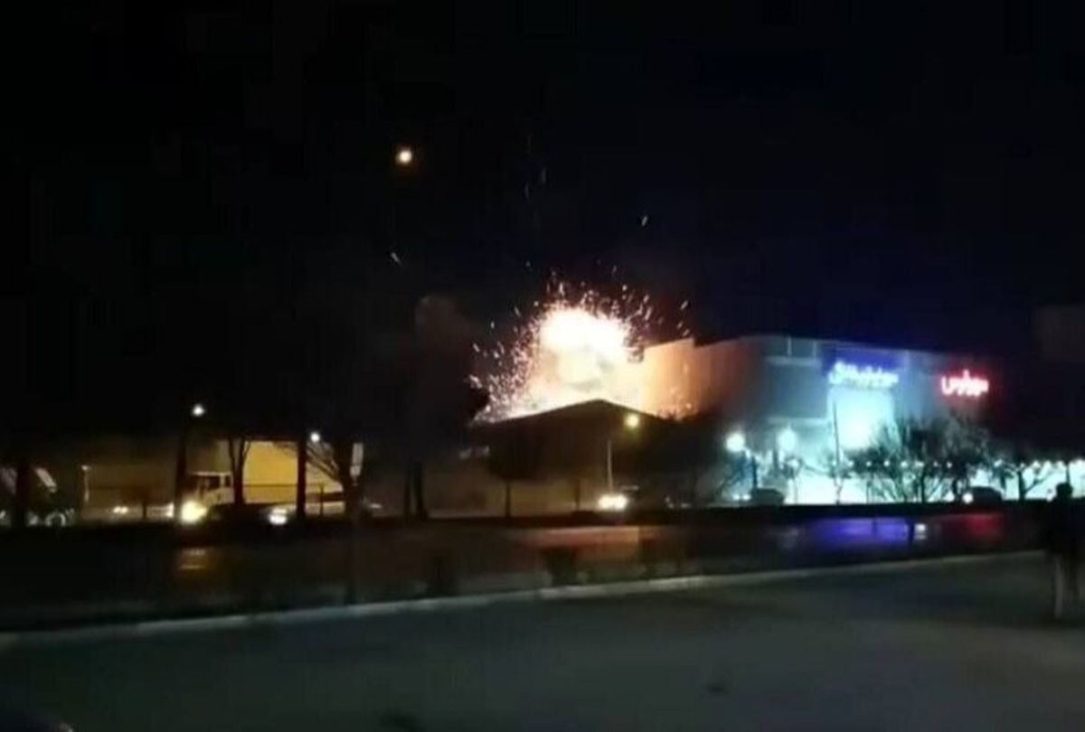 حمله اسرائیل به بیابان‌های اطراف شهر خمین