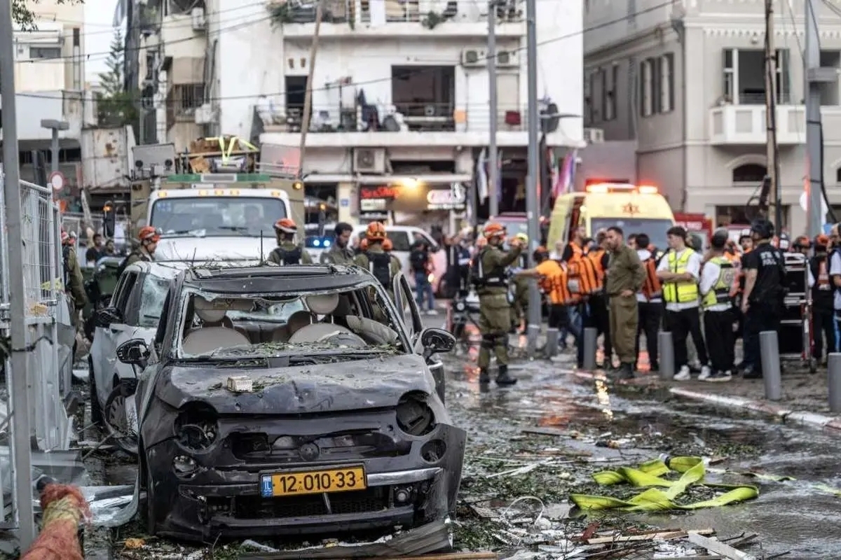 ببینید| وضعیت امروز صبح تل آویو پس موشک باران ایران