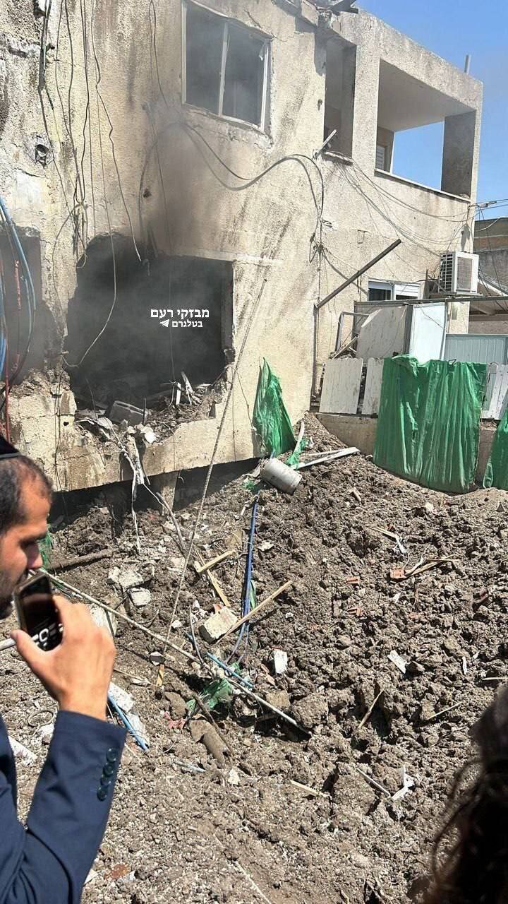 تصویری از اصابت پهپاد ایرانی به سرزمین‌های اشغالی