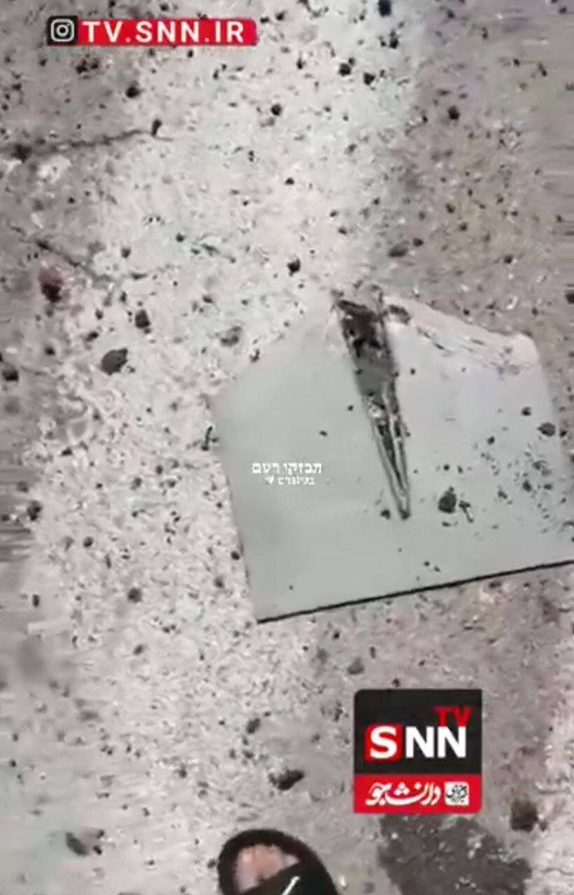 تصویری از اصابت پهپاد ایرانی به سرزمین‌های اشغالی