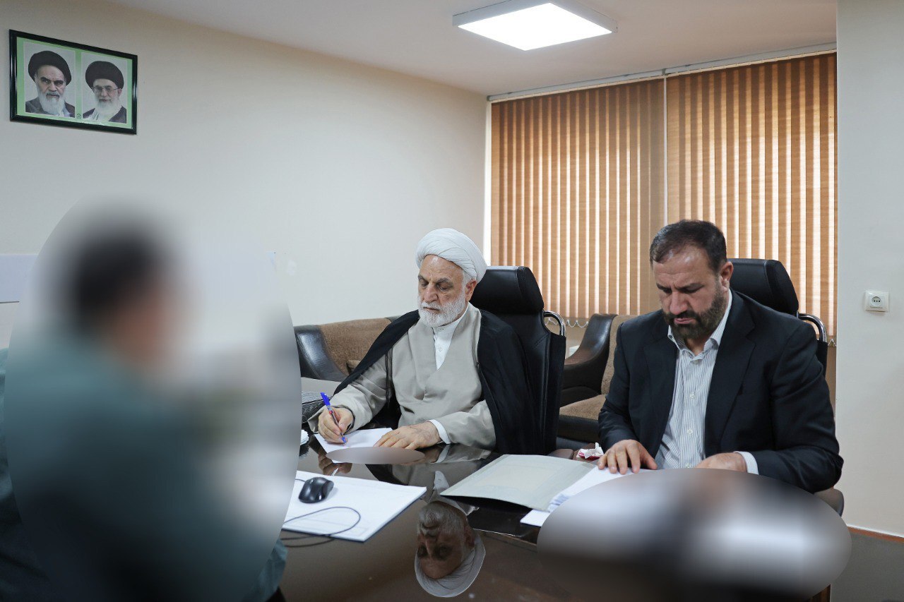 حضور اژه‌ای و رادان در محل نگهداریِ عناصر وابسته به اسرائیل +عکس